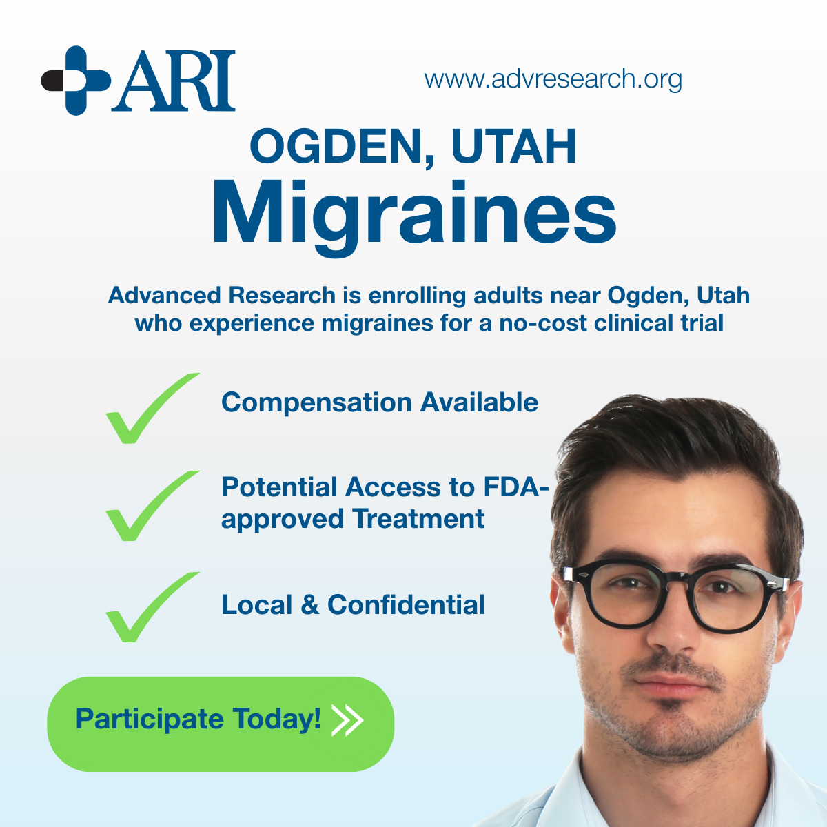 Advanced Research Institute Facebook ad