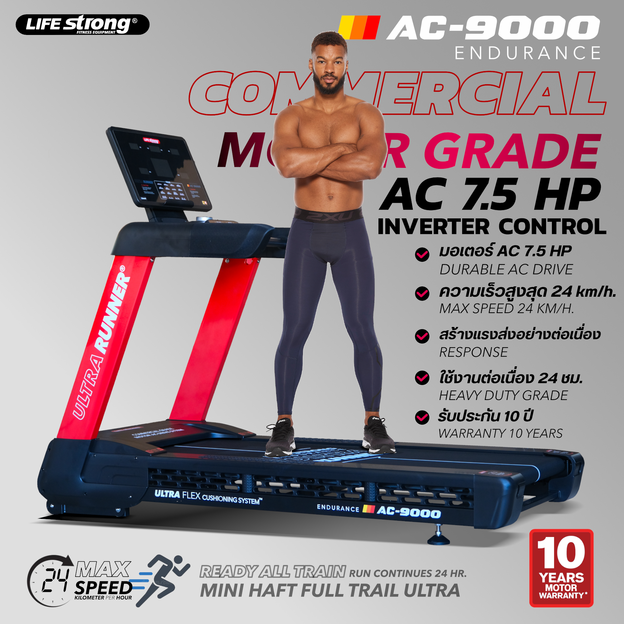 KK fitness จำหน่ายเครื่องออกกำลังกายขอนแก่น Facebook ad: KK FITNESS SHOP ขอนแก่น-ร้อยเอ็ด ลู่วิ่ง ULTRA RUNNER รุ่น…