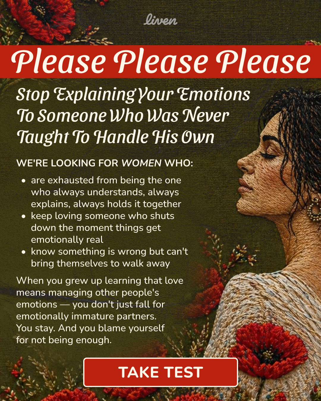 Olivia Parker Facebook ad
