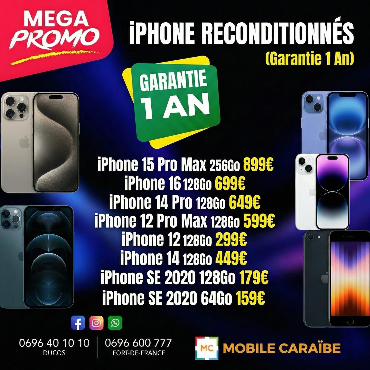 Mobile caraibe Ducos  Facebook ad