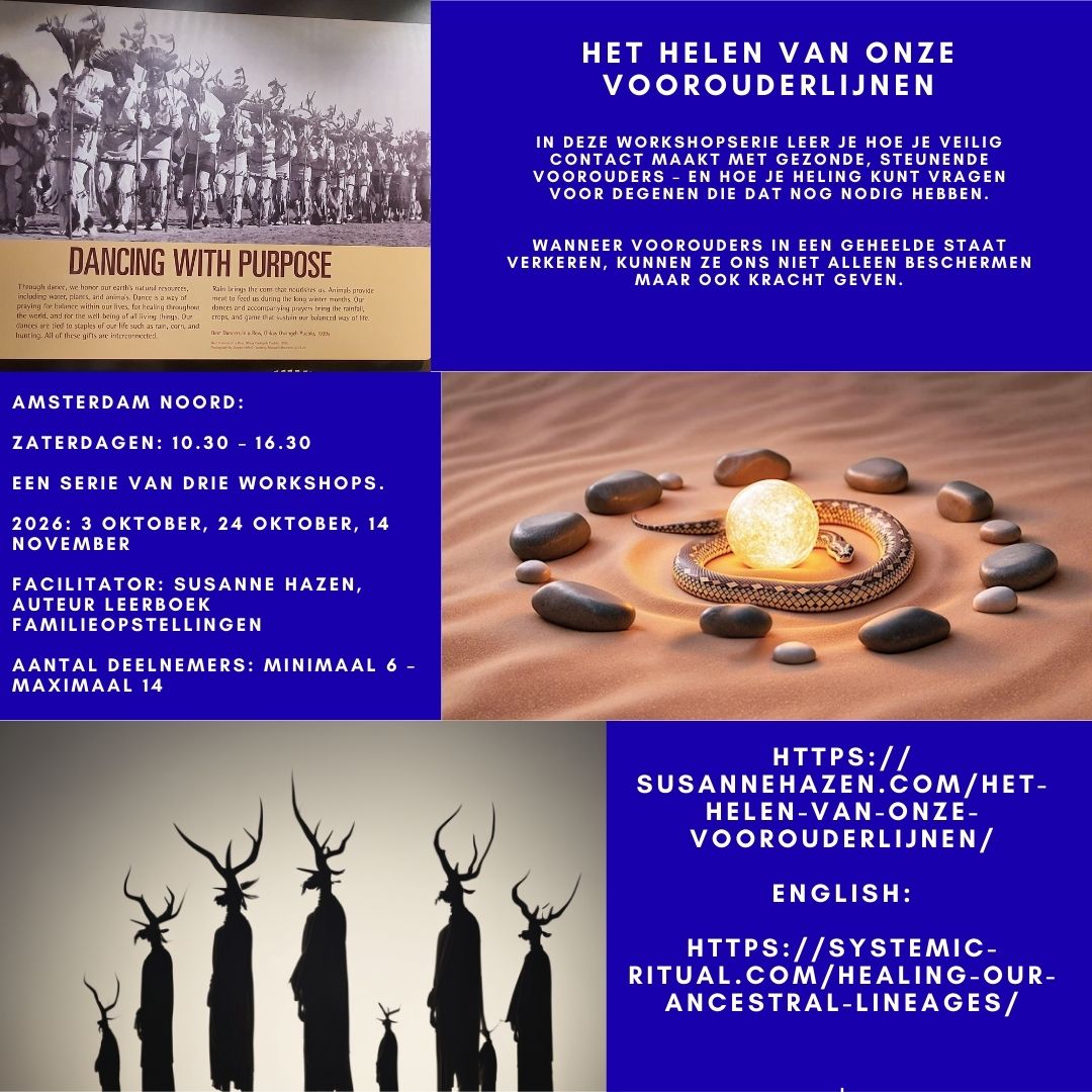 Systemic constellations and Systemic Ritual Facebook ad: In Verbinding met je Voorouders