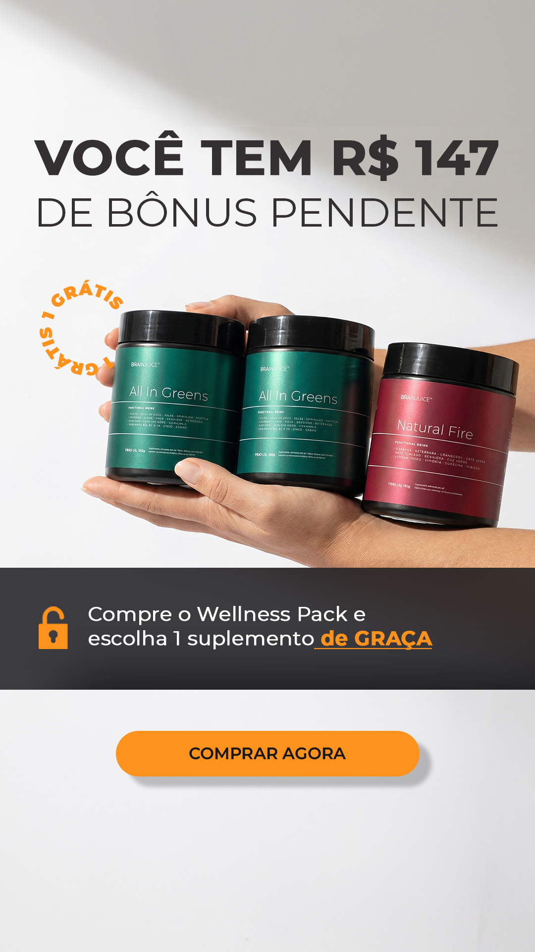 BrainJuice Facebook ad