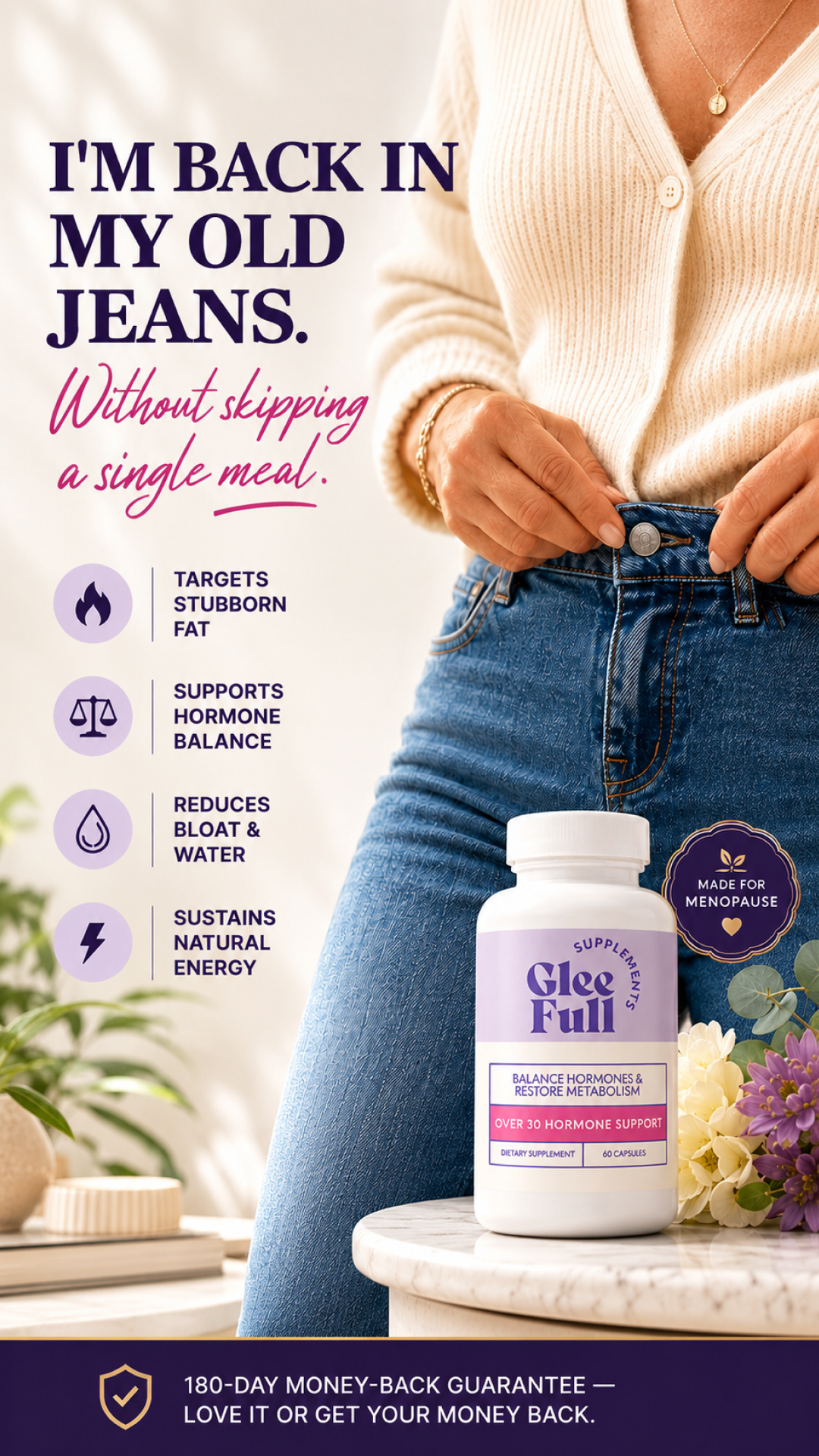 GleeFull Facebook ad
