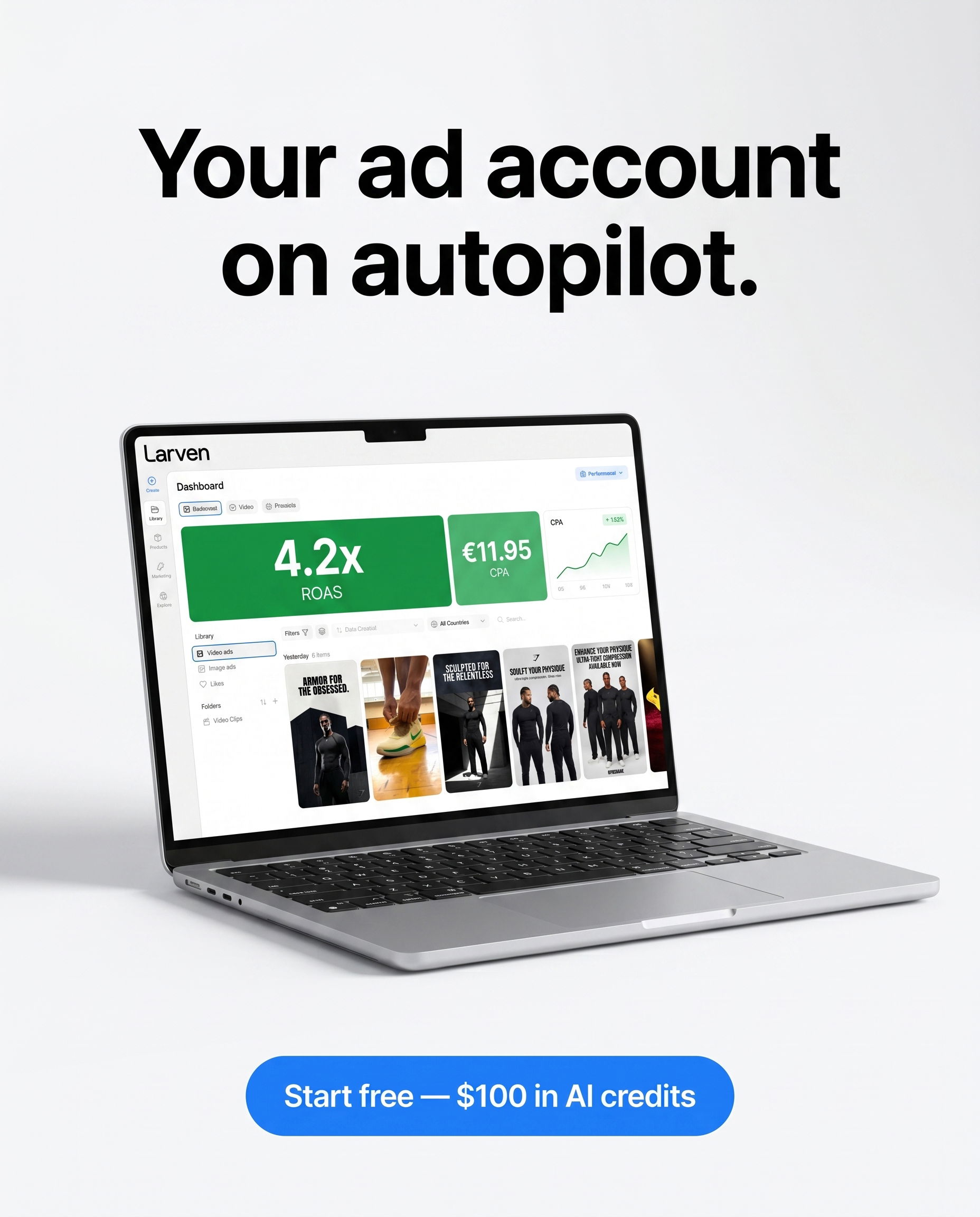 Larven AI Facebook ad