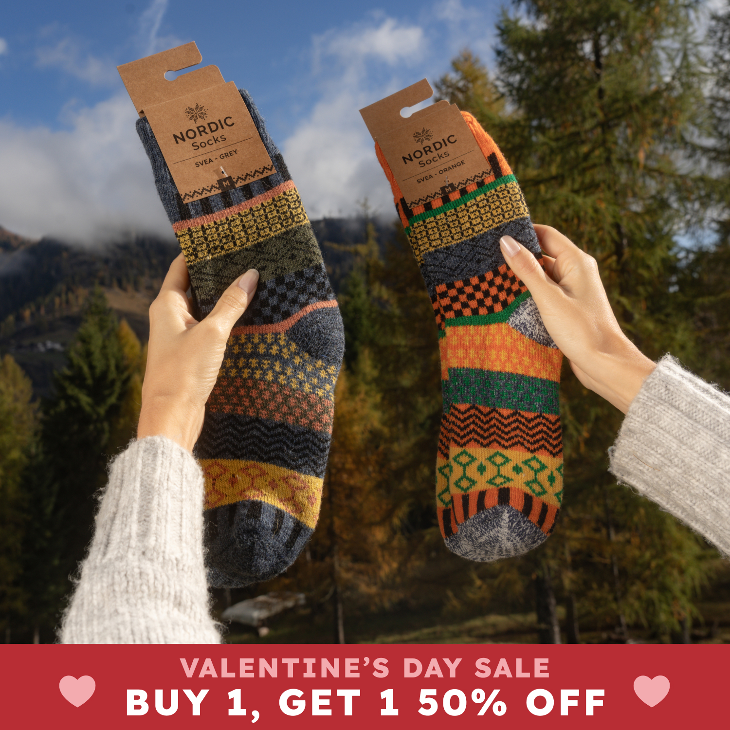 Nordic Socks Facebook ad