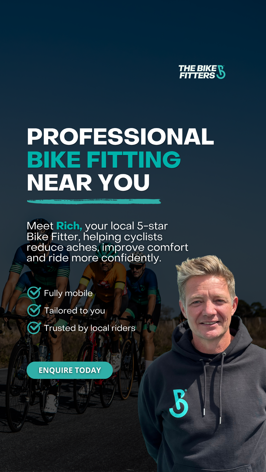The Bike Fitters Facebook ad