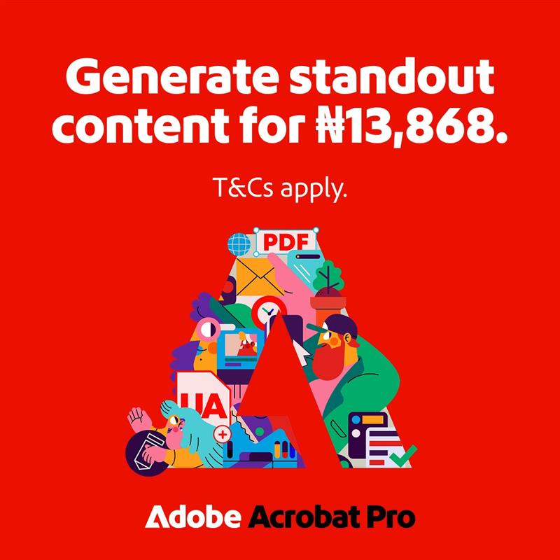 Adobe Acrobat Facebook ad