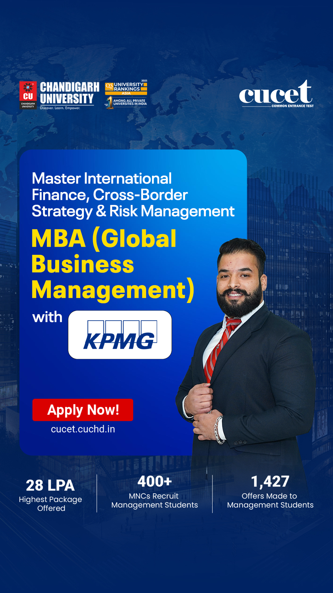 University School of Business - Chandigarh University Facebook ad