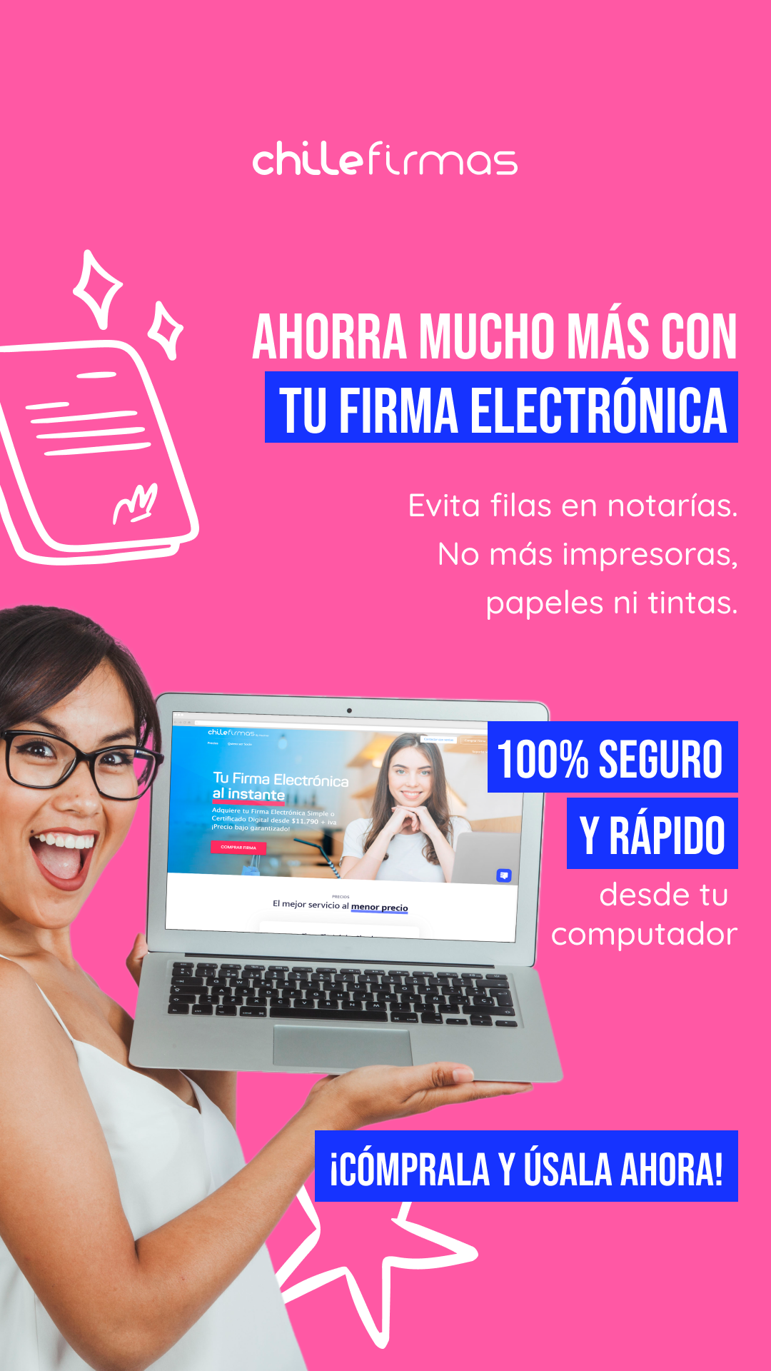 ChileFirmas Facebook ad