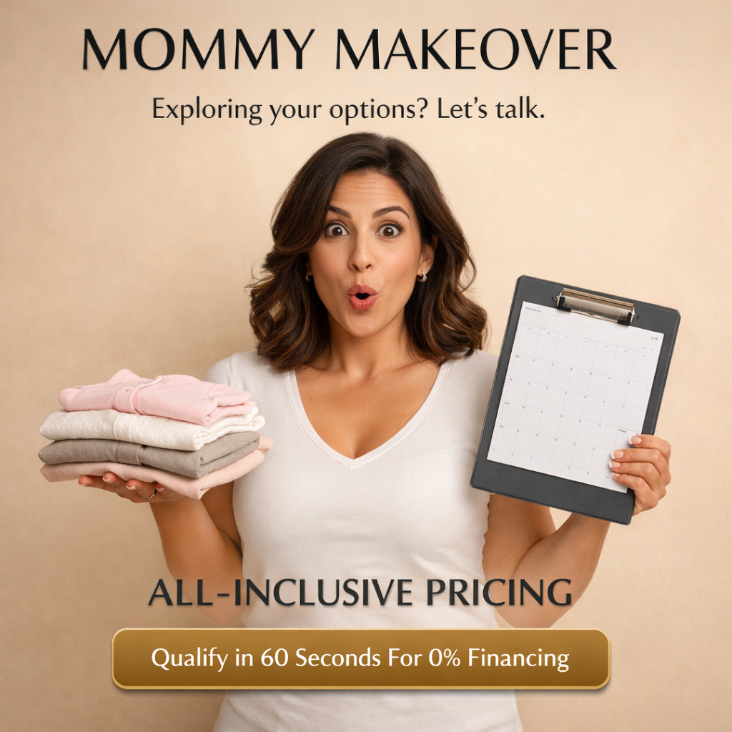 Cosmetic Surgery, Laser Services,,Medical Spa Facebook ad: Mommy Makeover Financing