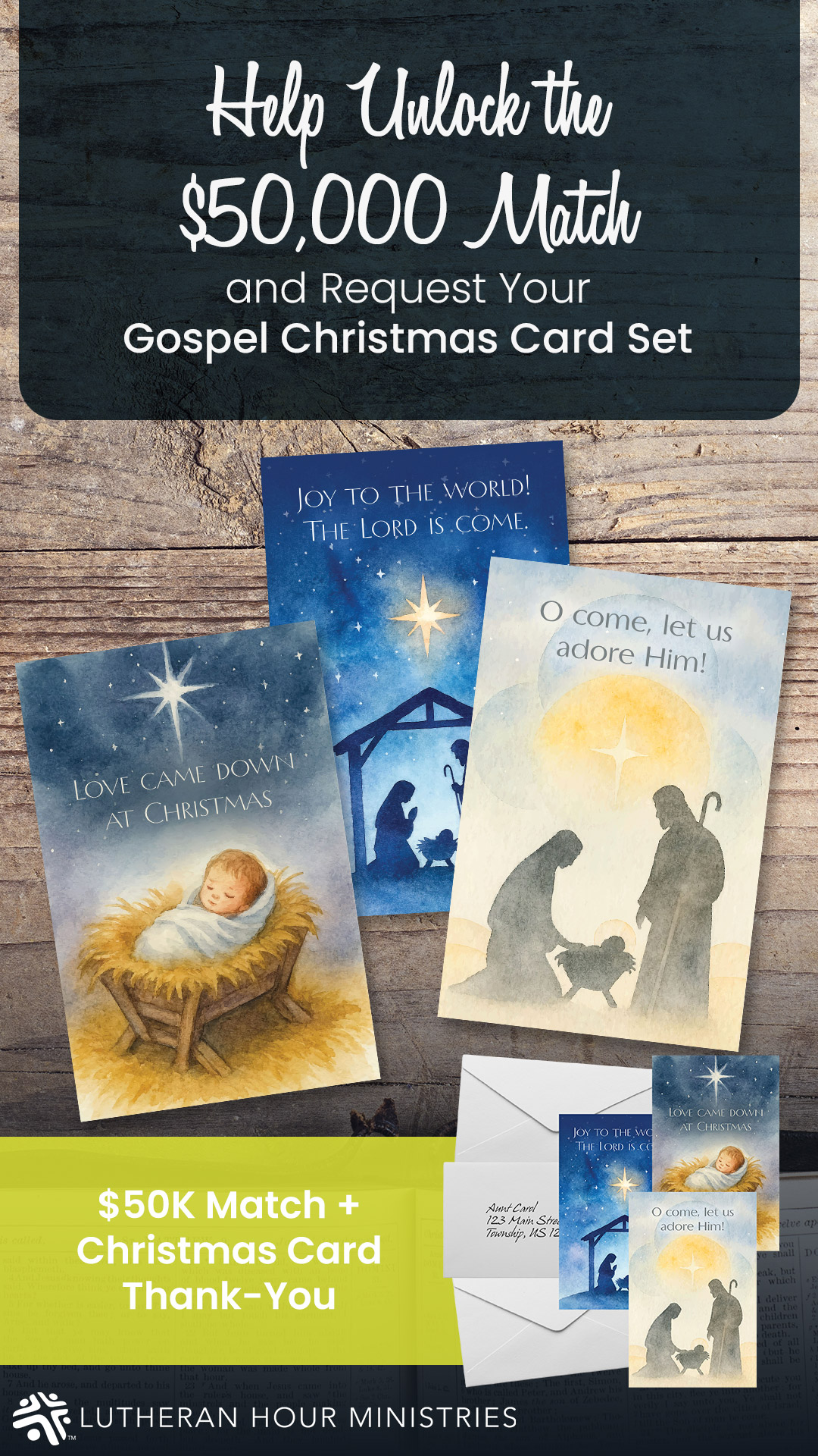Lutheran Hour Ministries Facebook ad from Sep 14, 2026