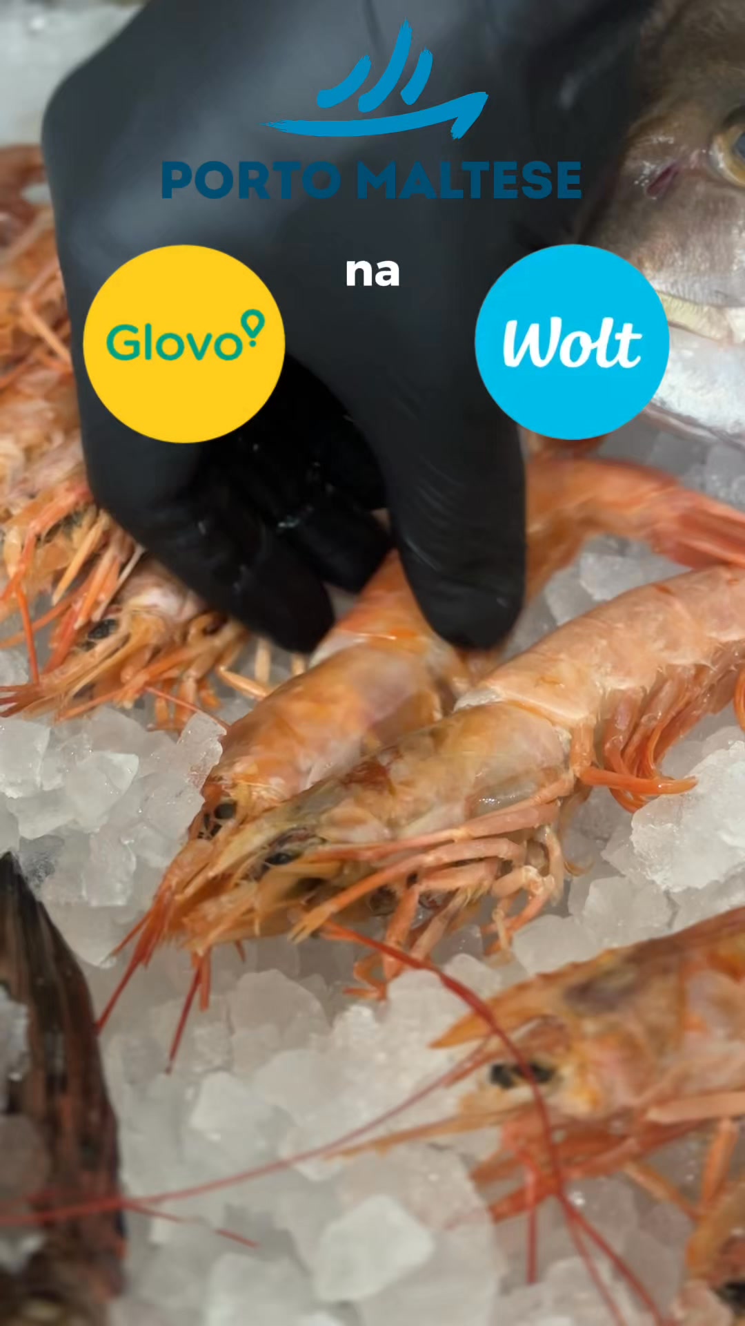 Porto Maltese Facebook ad: Pronađite nas na Wolt i Glovo aplikaciji