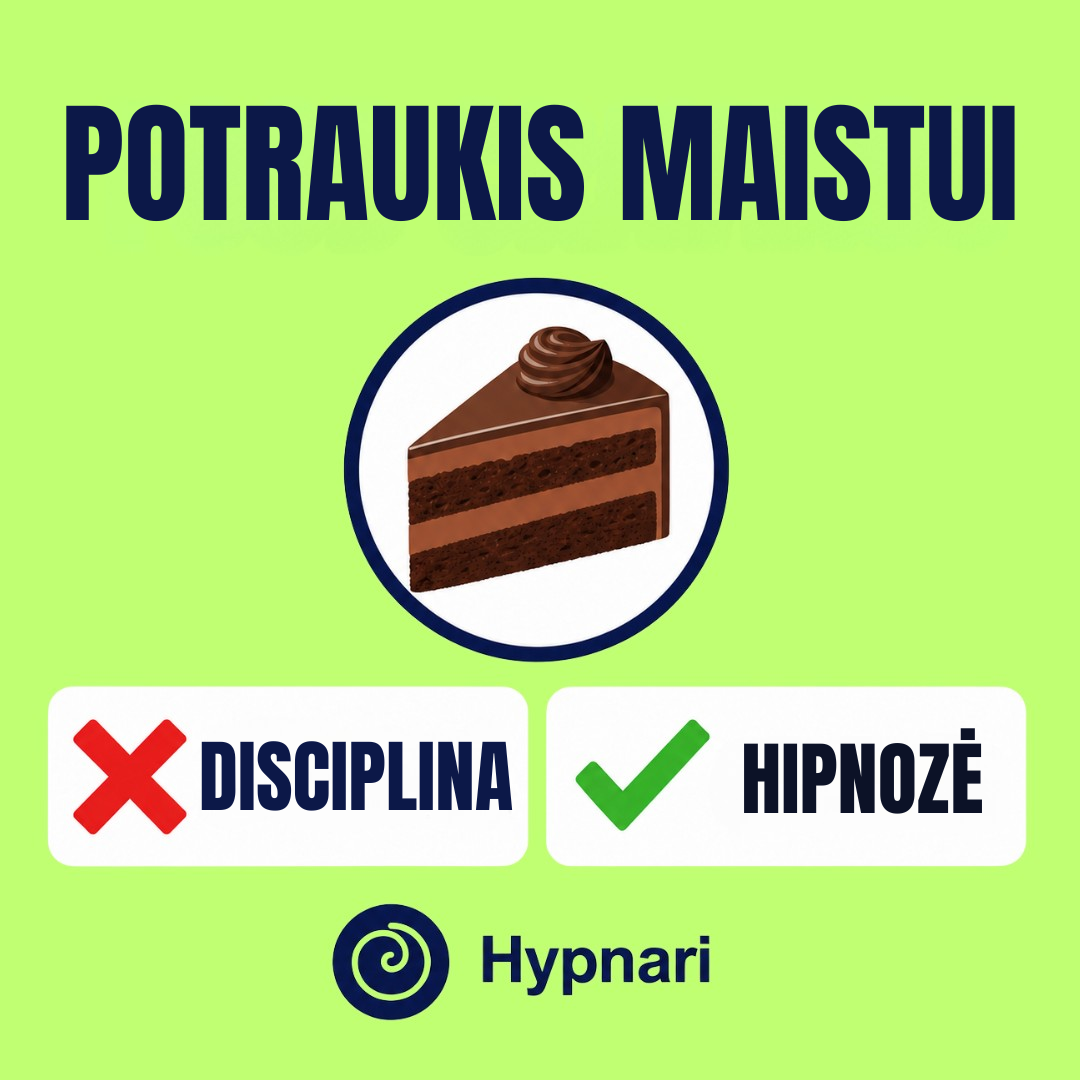 Hypnari: Weight Loss Hypnotherapy Facebook ad: Numesk svorį be dietų Pasiruošusi pokyčiui?