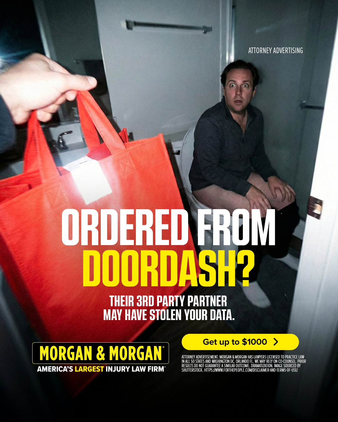 Morgan & Morgan Facebook ad