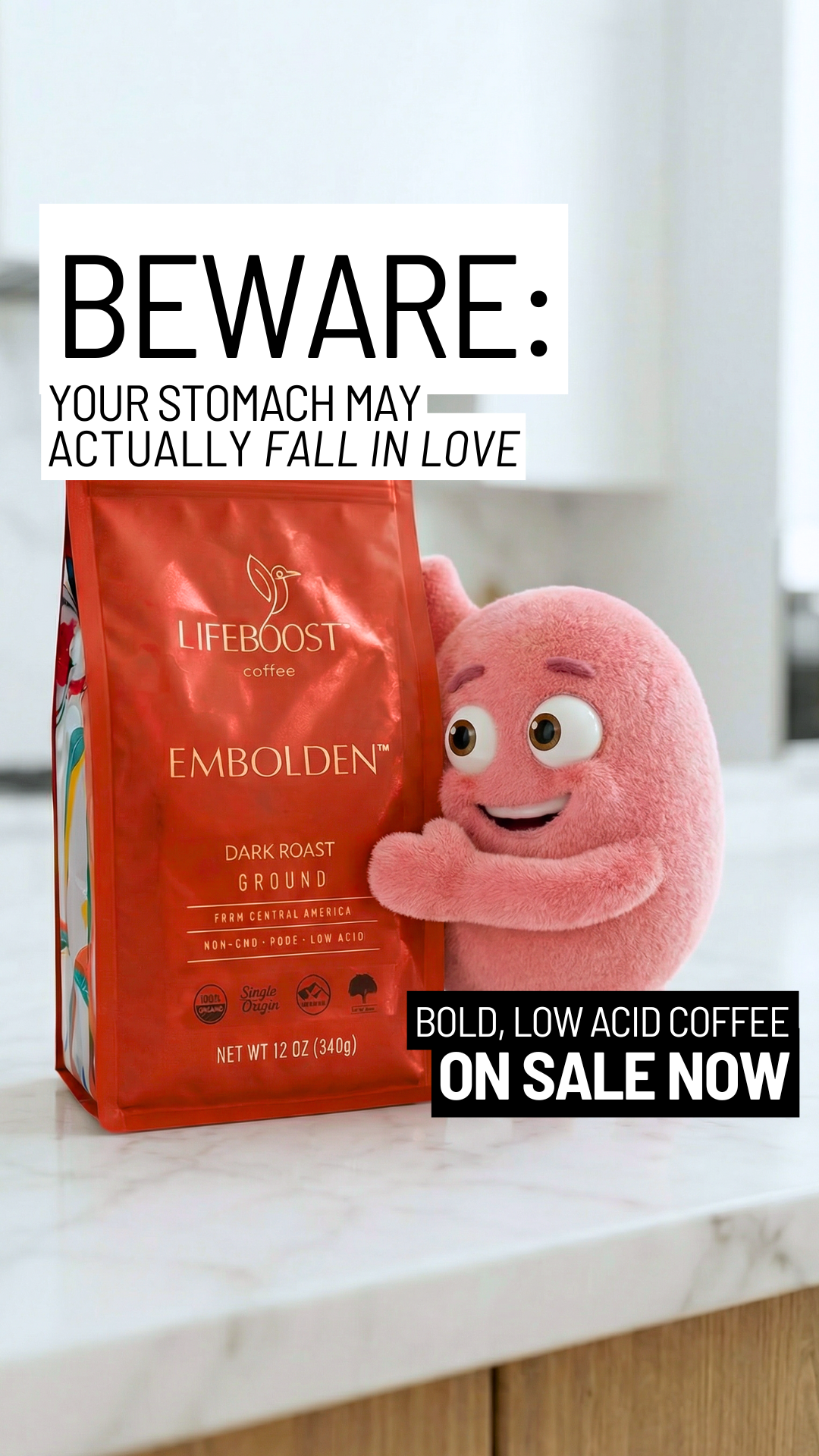 Lifeboost Coffee Facebook ad