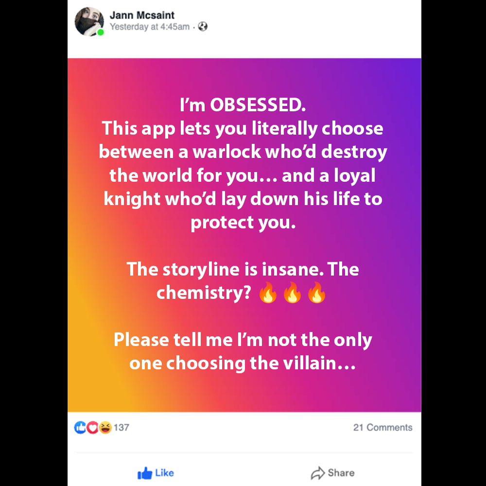 Love & Spice Facebook ad