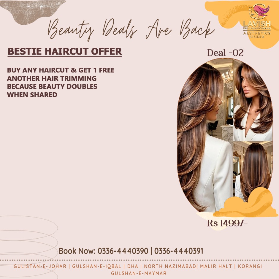 Lavish Hair & Beauty Salon Facebook ad