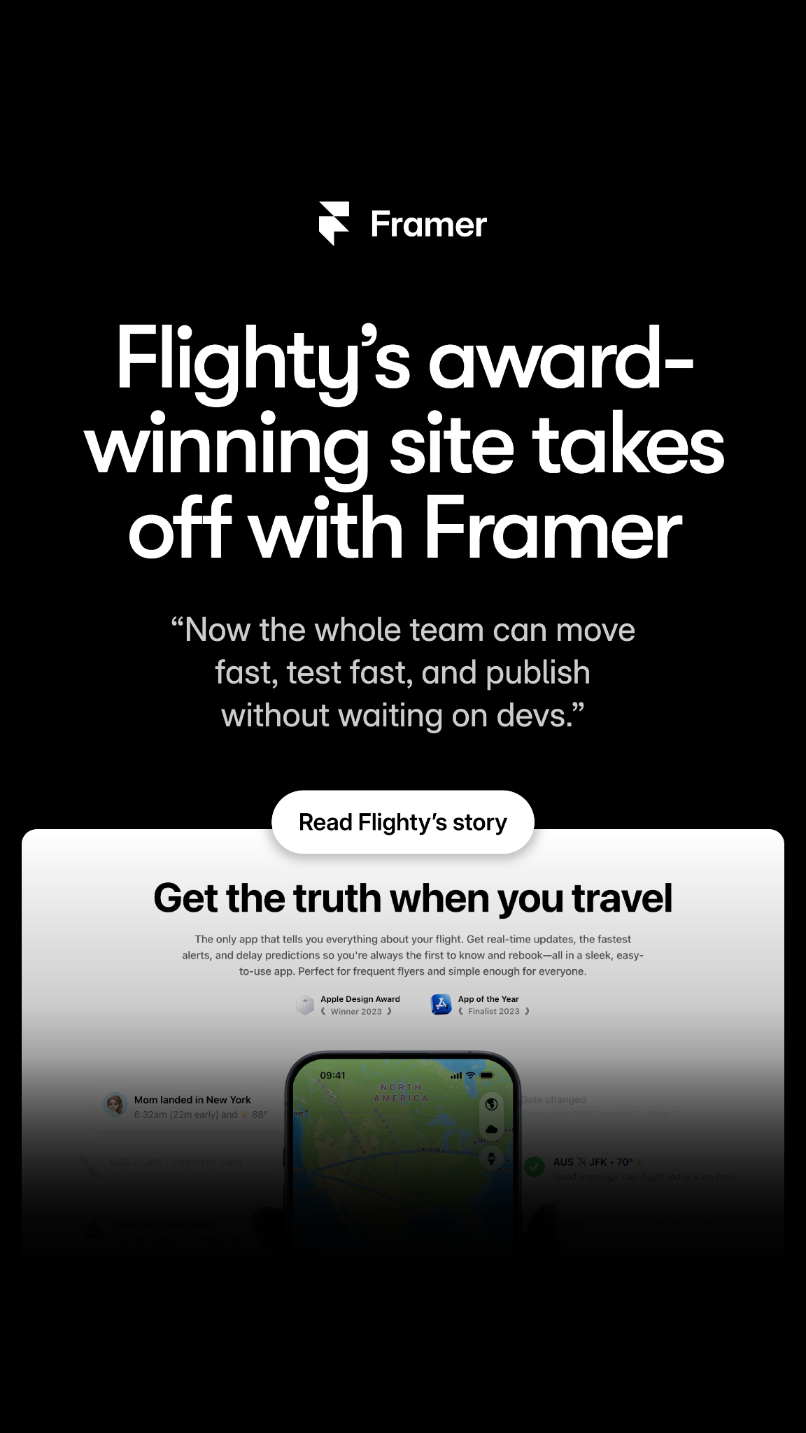 Framer Facebook ad