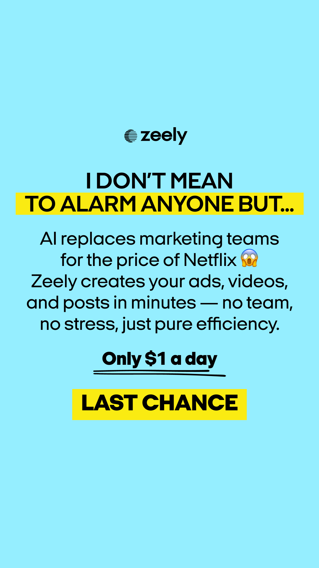 Zeely Facebook ad