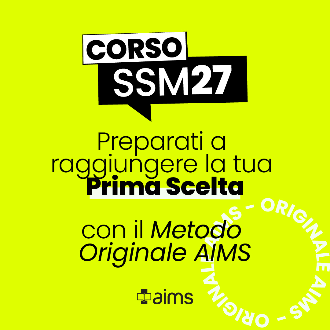 AIMS - Accademia Italiana Medici Specializzandi Facebook ad: Road to SSM27: è arrivato il nuovo Corso…