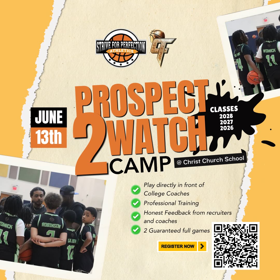 Strive For Perfection Facebook ad: Prospect2Watch Camp