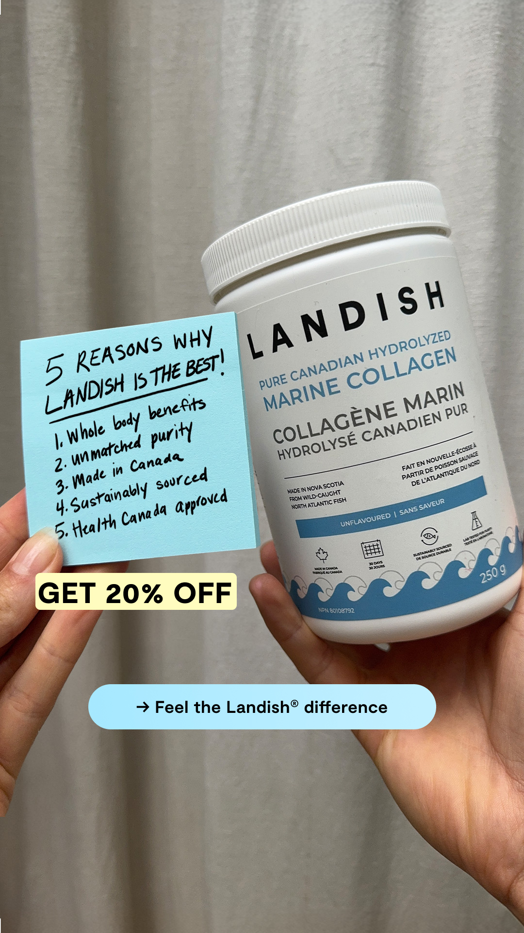 Landish Facebook ad