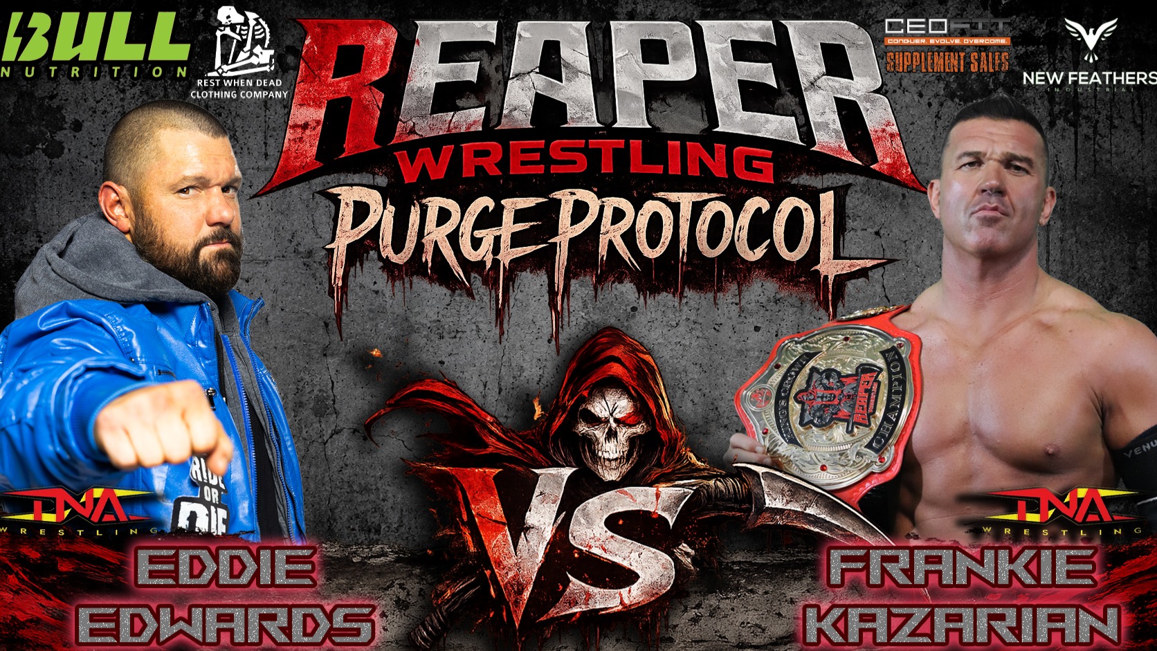Reaper Wrestling Facebook ad