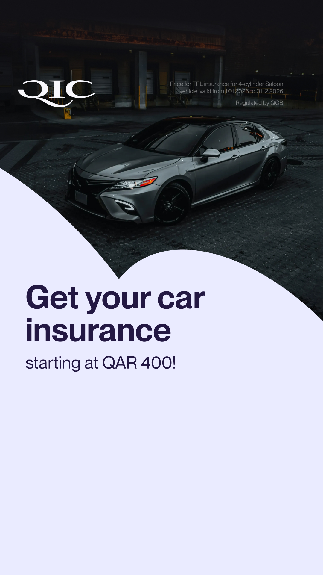 QIC - Qatar Insurance Company Facebook ad from Jan 11, 2026