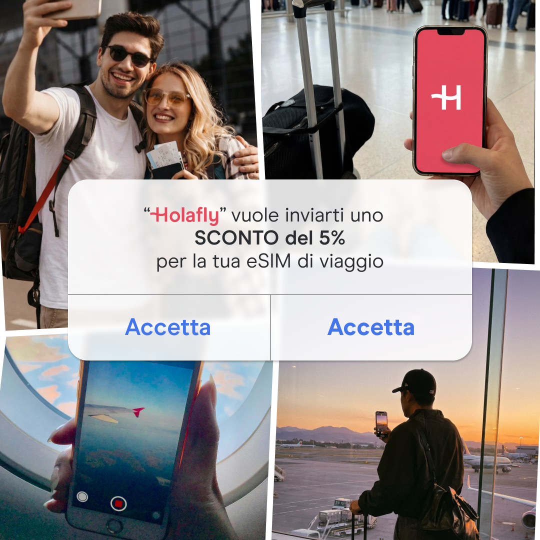 Holafly Italian Facebook ad