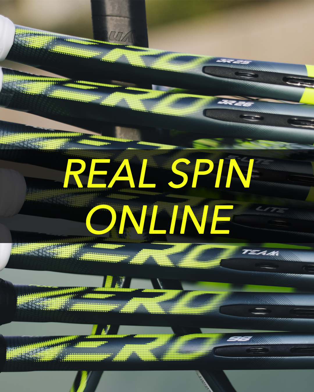 Babolat Facebook ad: REAL SPIN LIVE
