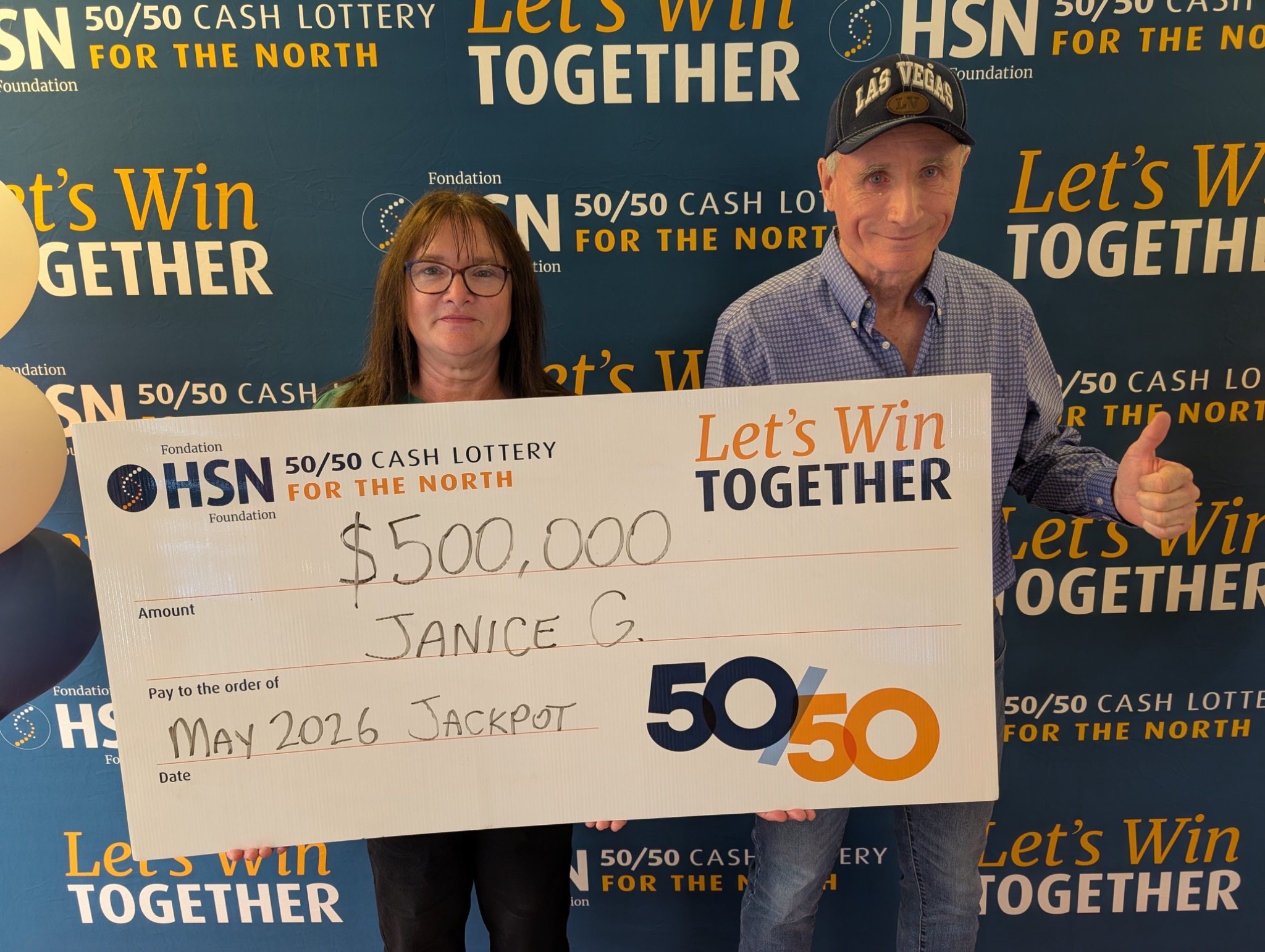 HSN 50/50 Facebook ad