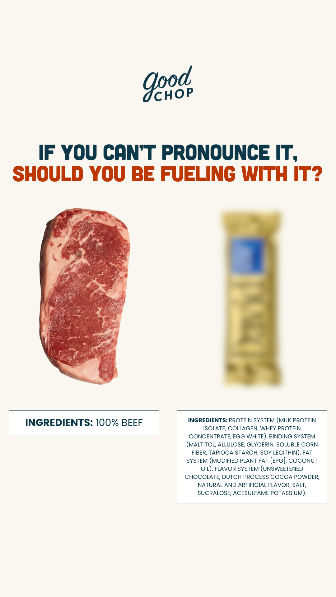 GoodChop Facebook ad