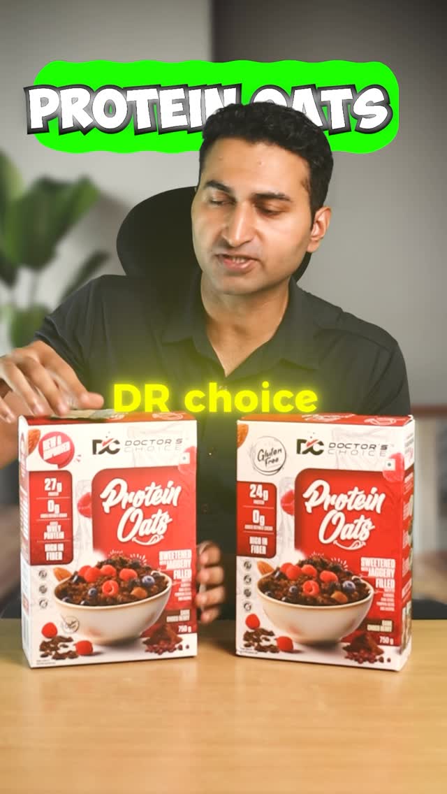 deepakthakranfitness Facebook ad: @thedrchoice Protein Oats got an upgrade, protein increased…