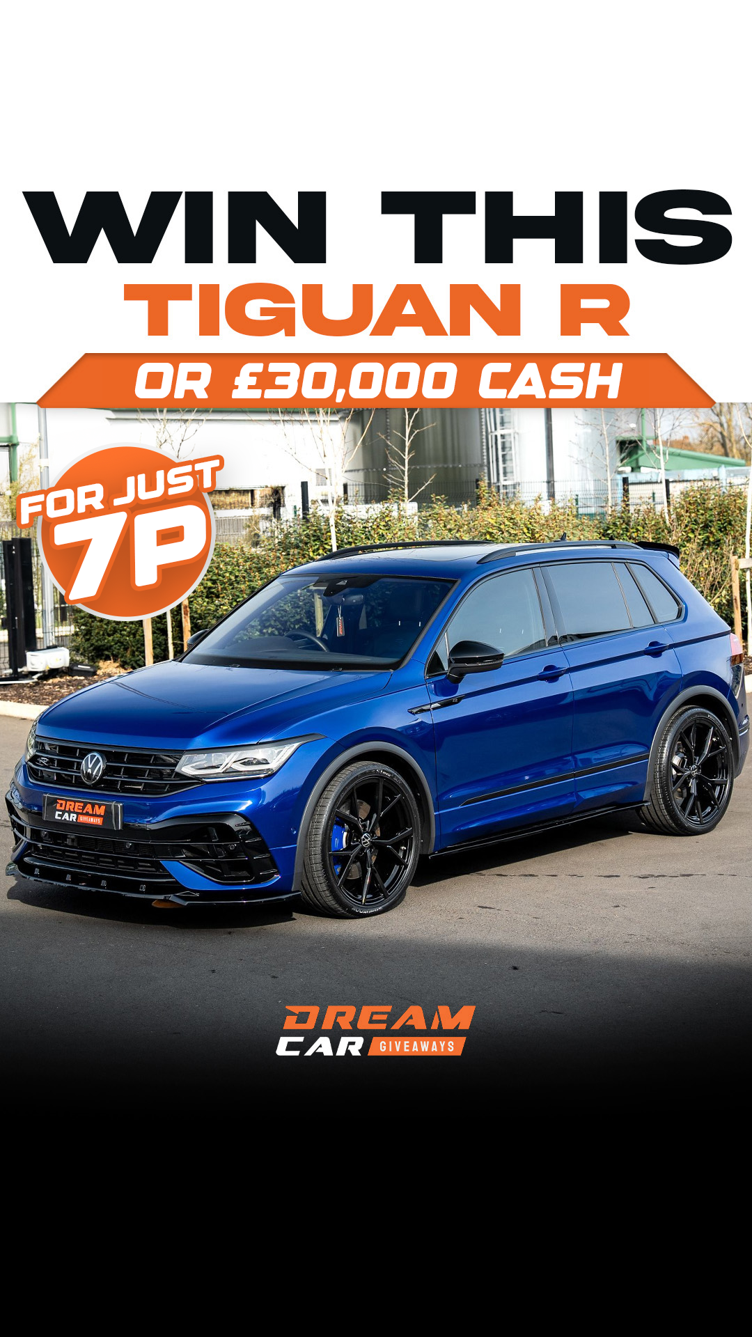 Dream Car Giveaways Facebook ad