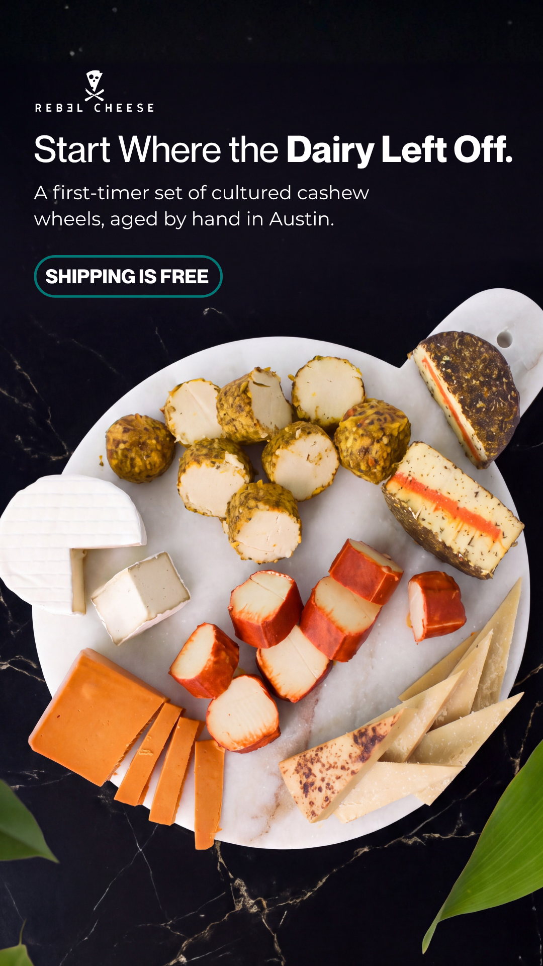 Rebel Cheese Facebook ad