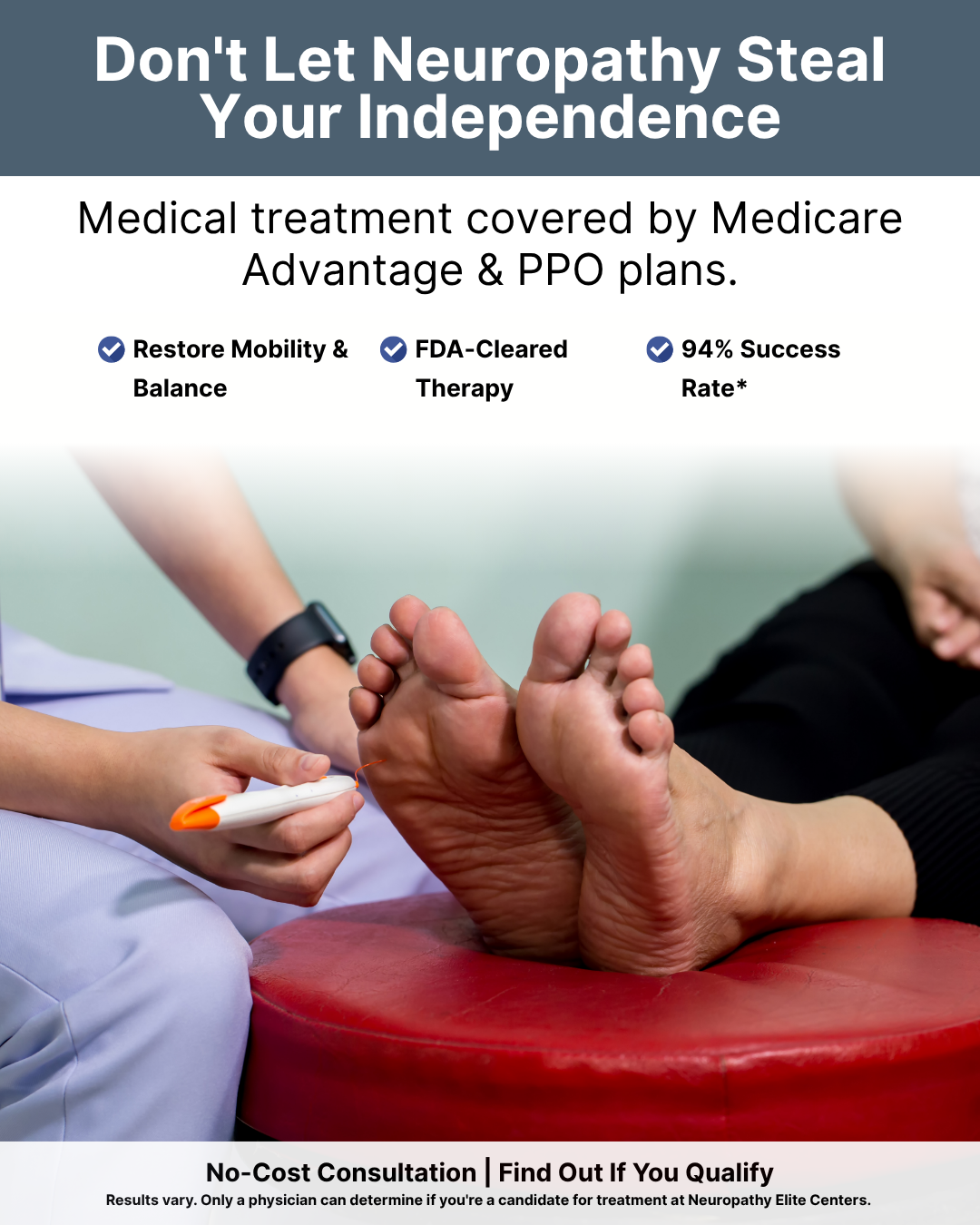 Neuropathy Elite Centers of Wisconsin Facebook ad