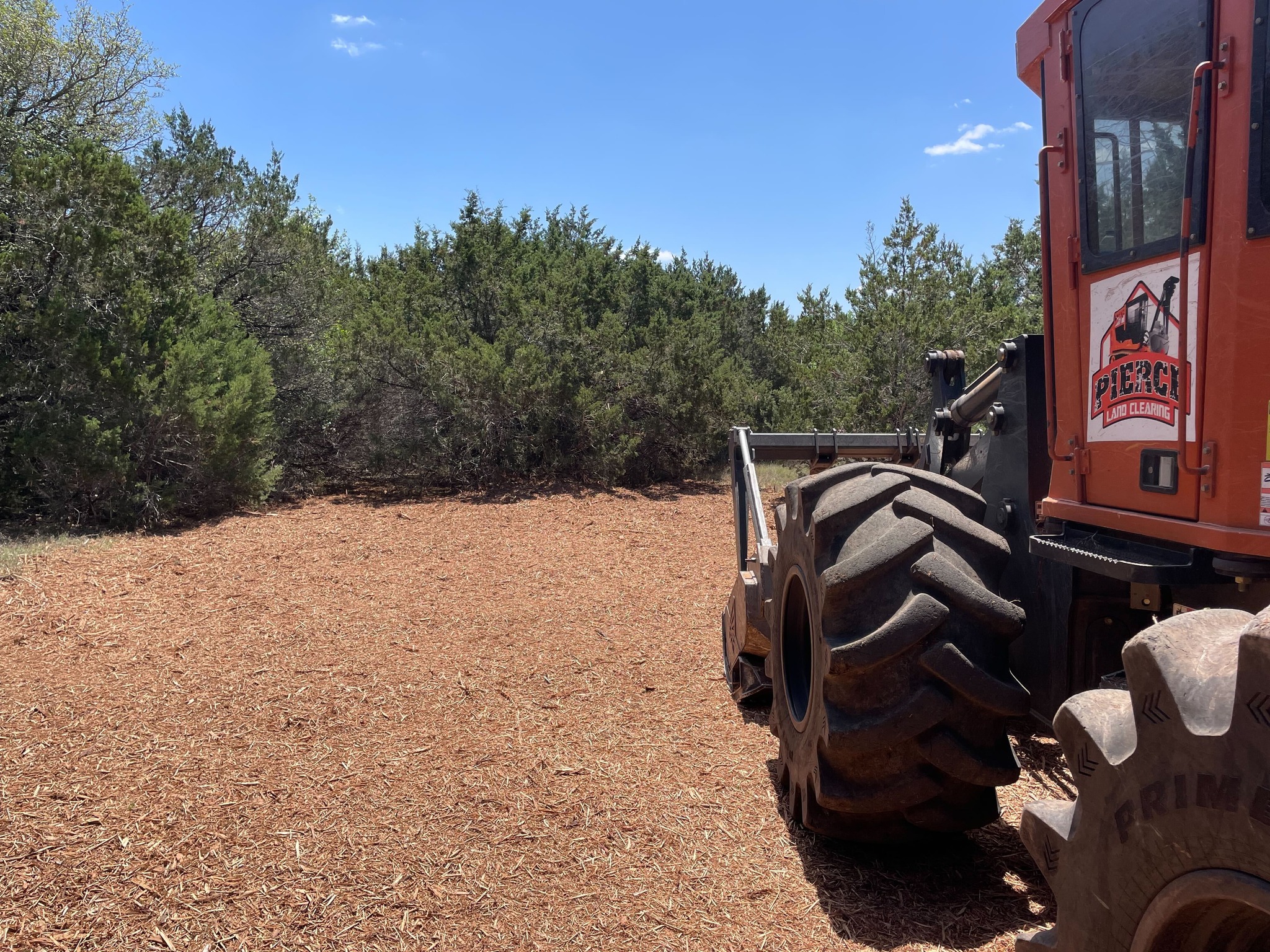 Pierce Land Clearing Facebook ad