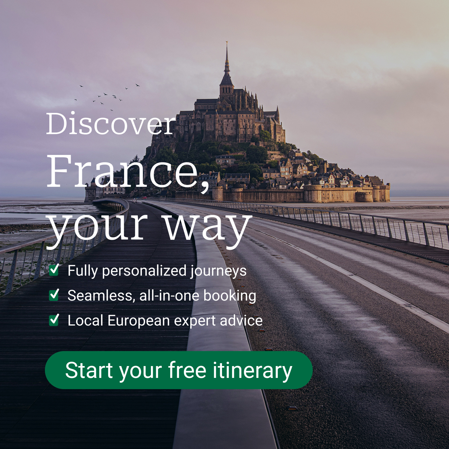 Tourlane Facebook ad