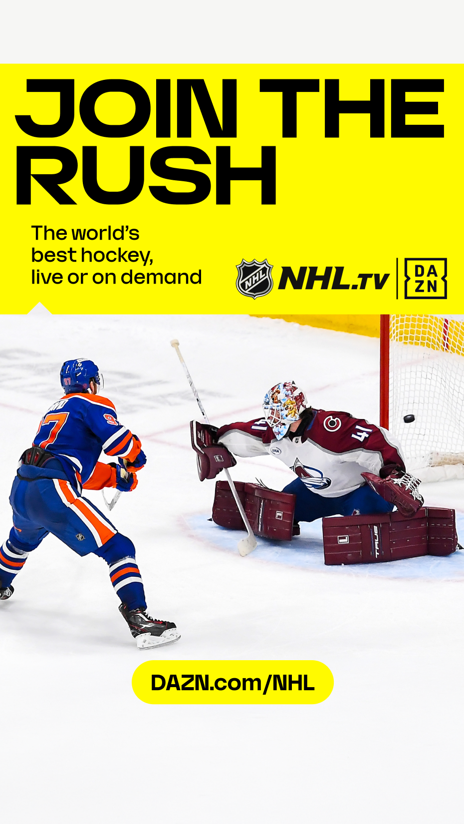 DAZN Sport Facebook ad: NHL.TV on DAZN
