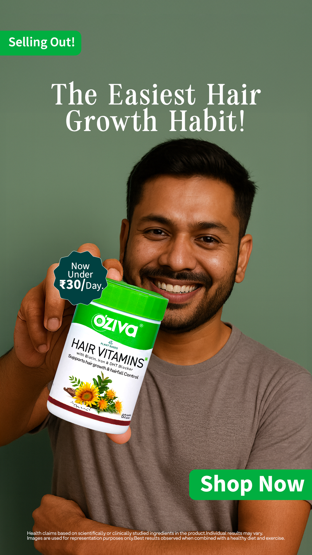 OZiva Facebook ad
