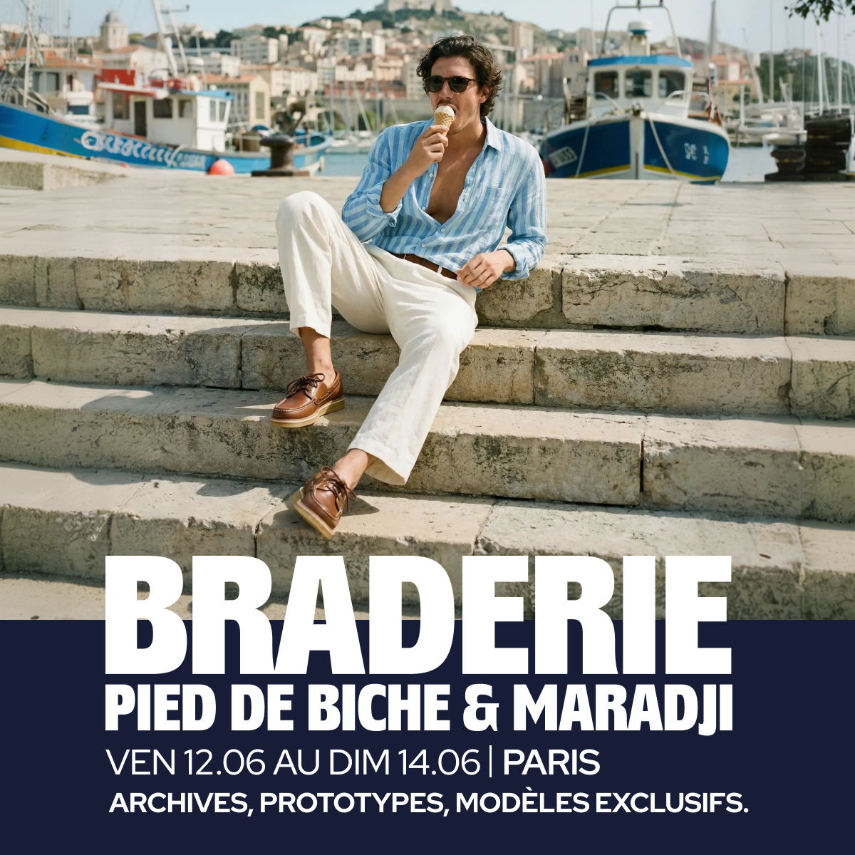 Pied de Biche Facebook ad: Braderie Pied de Biche & Maradji 2026