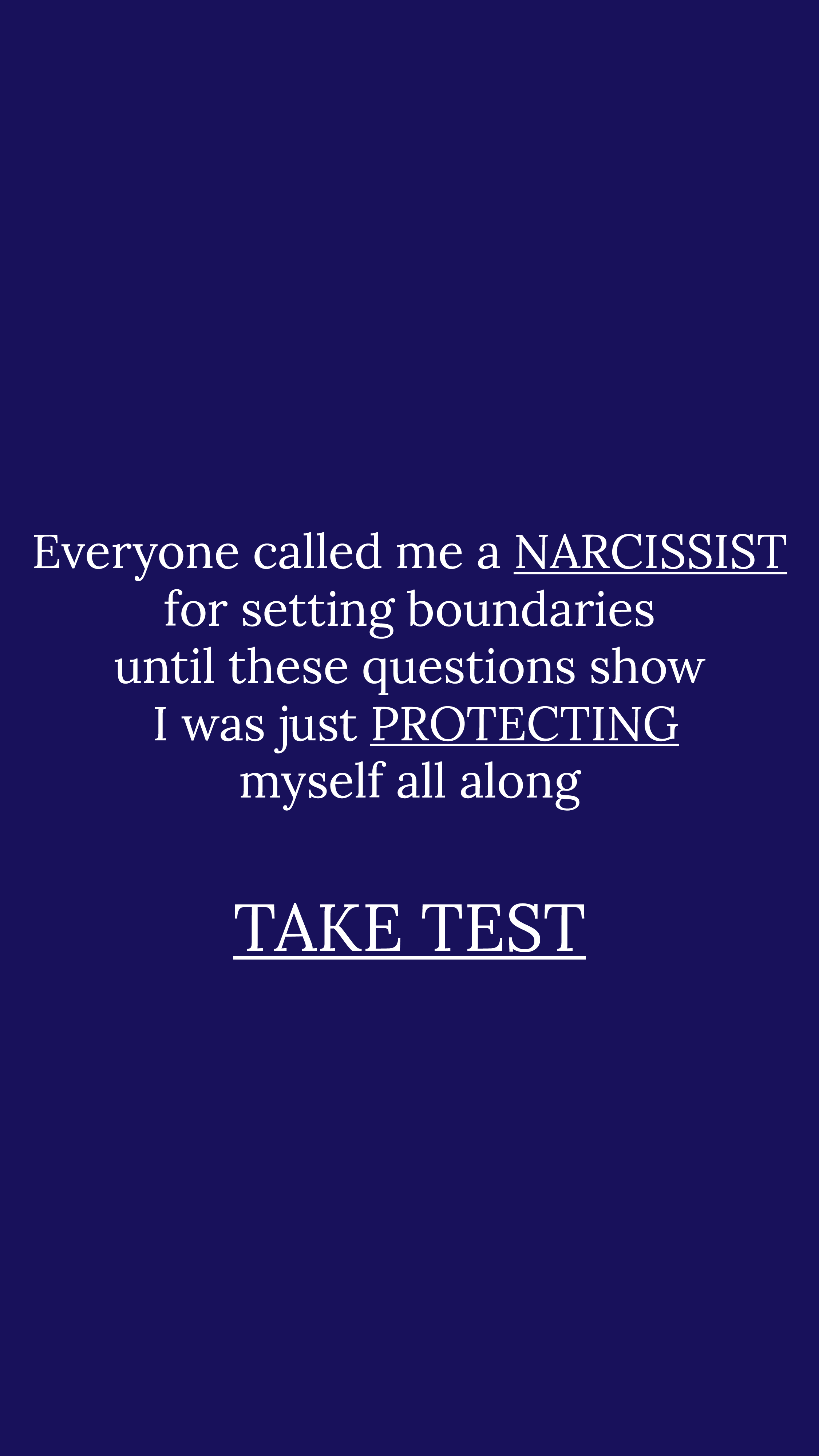Personality Type Facebook ad