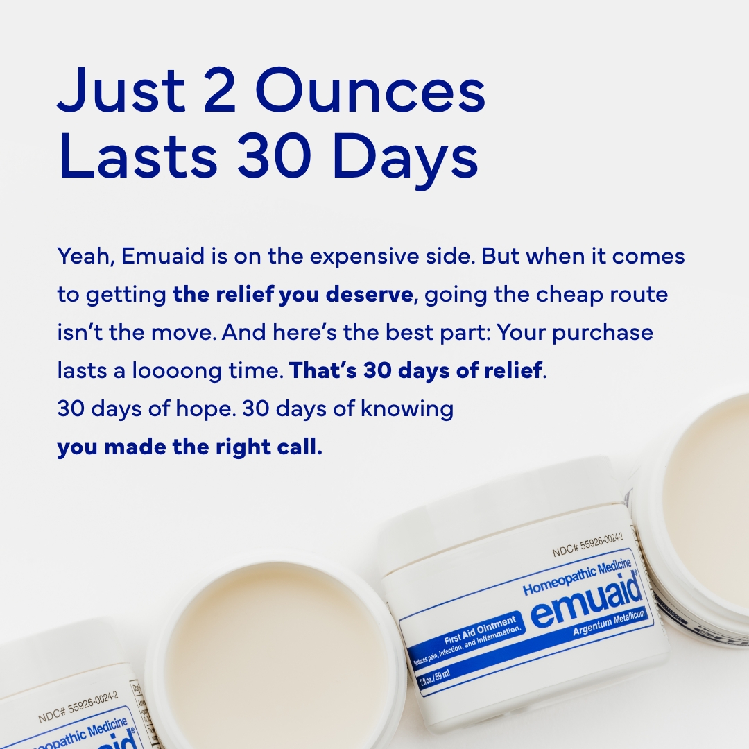 Emuaid Facebook ad