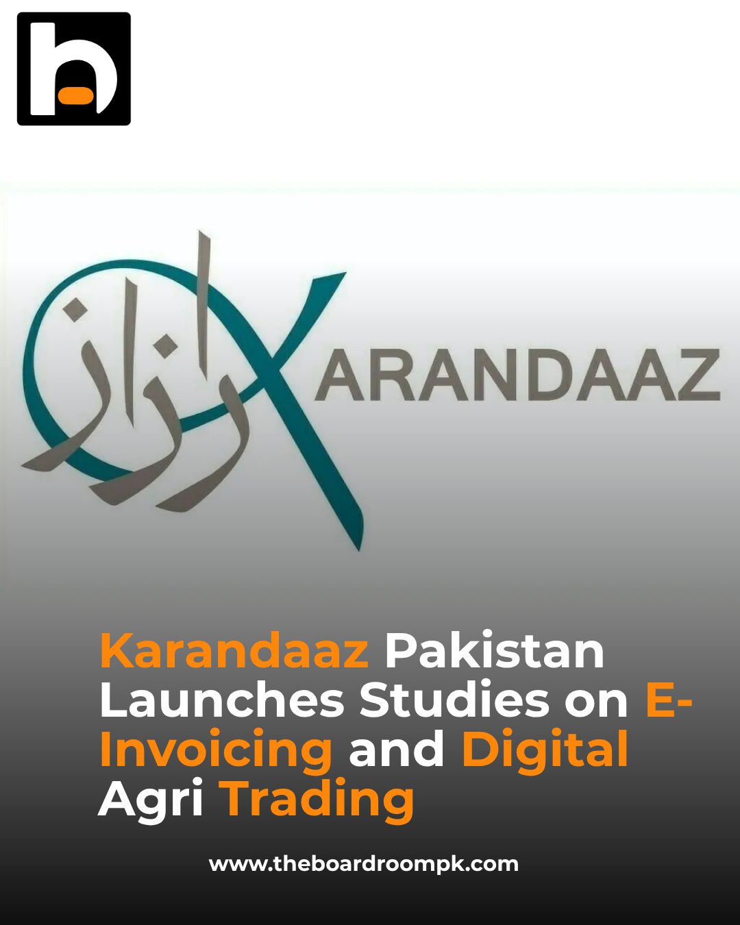 The Boardroom Pakistan Facebook ad: Karandaaz Pakistan has launched studies on e-invoicing and…