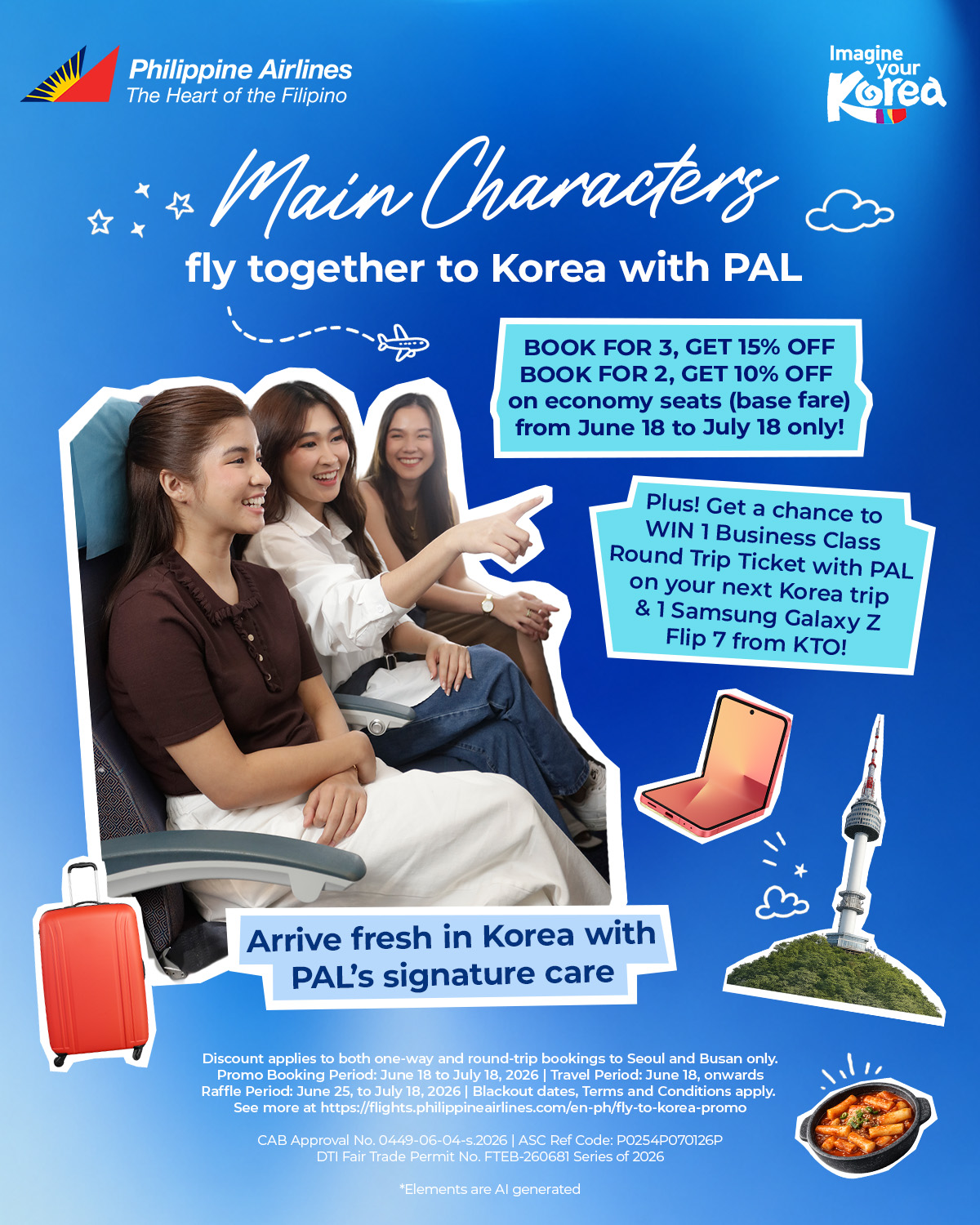 Philippine Airlines Facebook ad