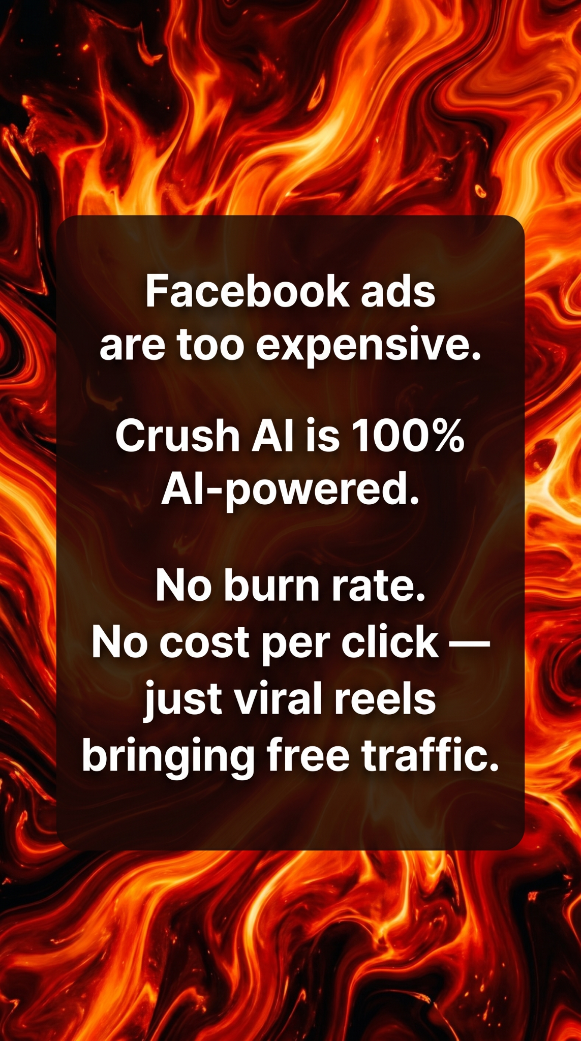 trycrush.ai Facebook ad