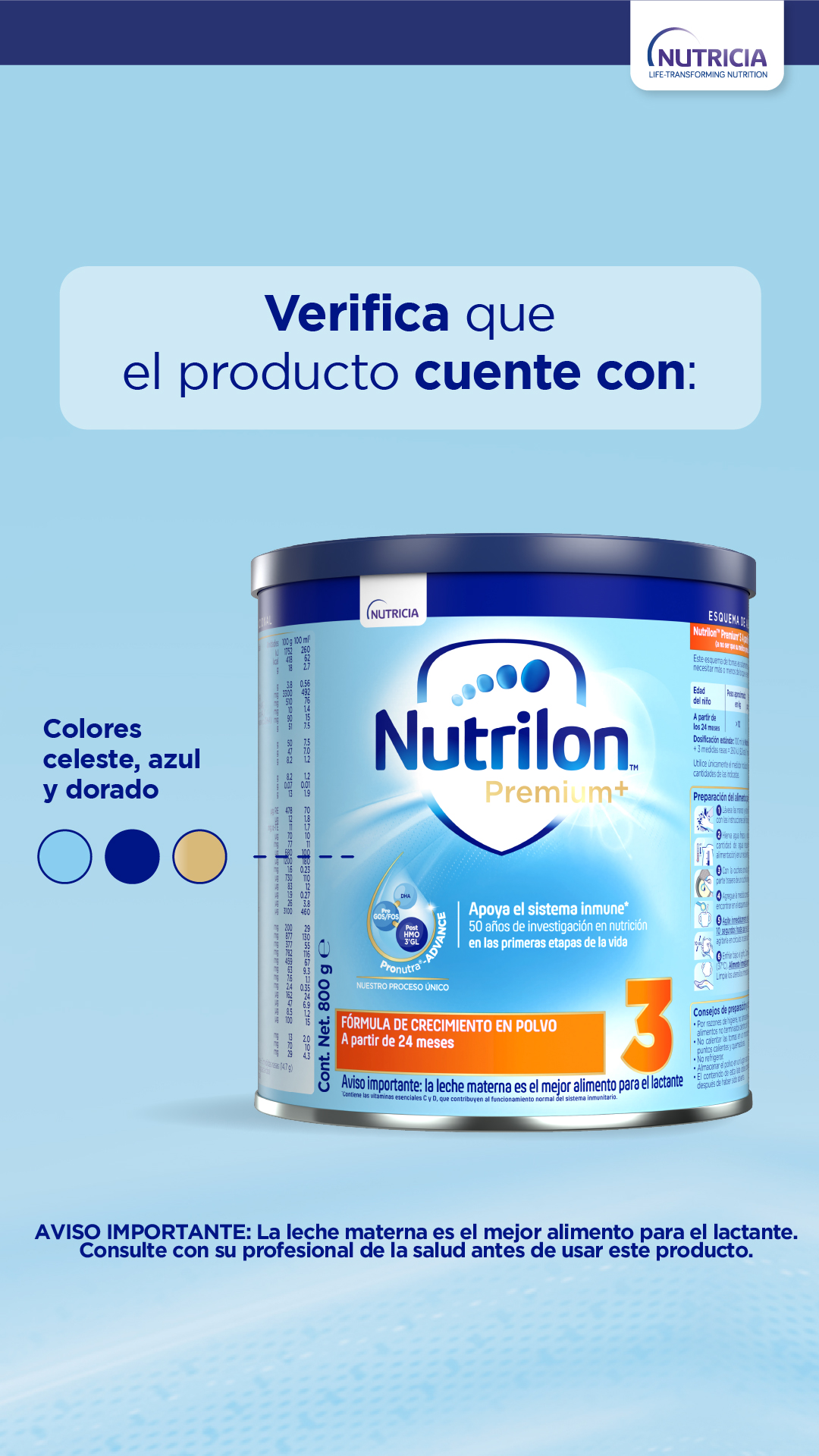 NutriciaClub Bolivia Facebook ad: Nutrilon Premium + 3 Pronutra Advance | Nutriciaclub Bolivia