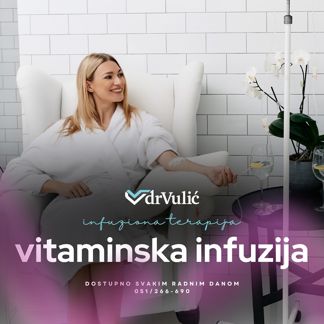 Specijalistički centar Dr Vulić Facebook ad: Vitaminska infuzija-bez čekanja