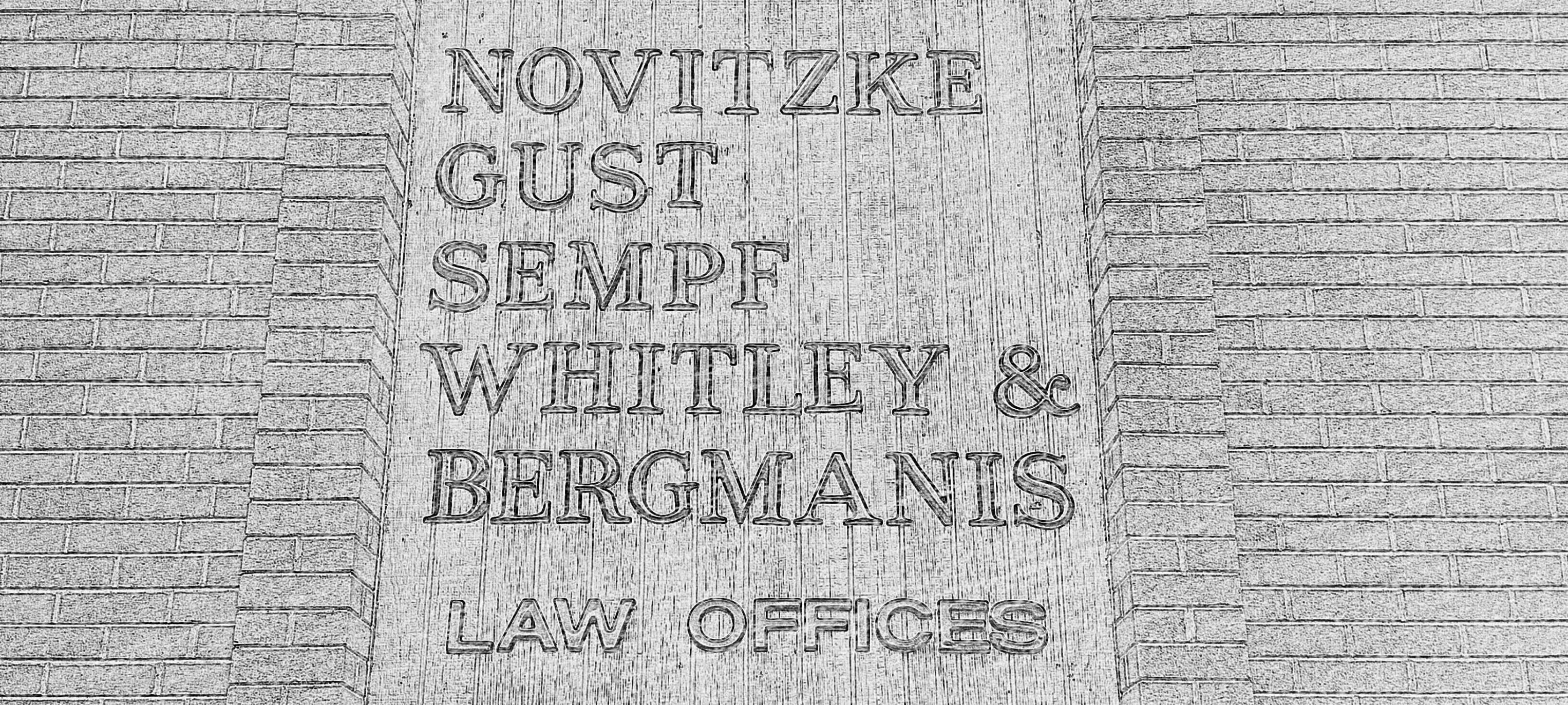 Novitzke, Gust, Sempf, Whitley & Bergmanis Facebook ad: Specializing in Workers Compensation, Social Security…