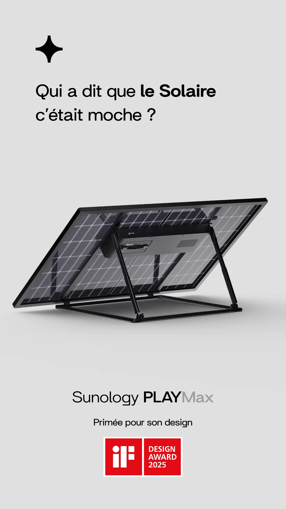 Sunology Facebook ad: La 1ère station solaire avec batterie